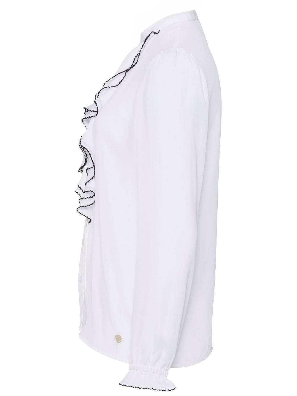 Uta Raasch Bluse Mit Stehkragen