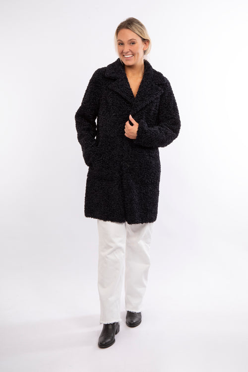 Petite M. Blazermantel Lammy In Dunkel Blau