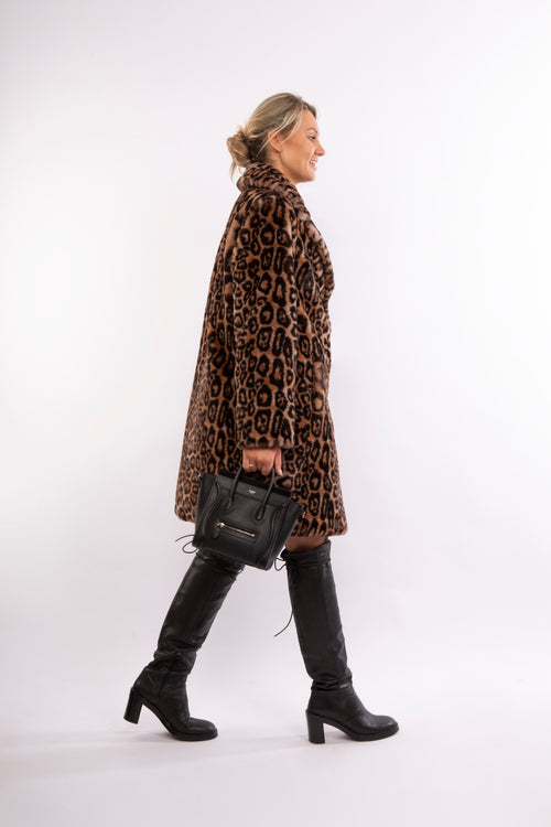 Petite M. Blazermantel Mit Leopardenmuster