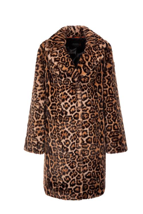 Petite M. Blazermantel Mit Leopardenmuster