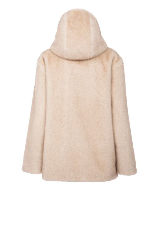 Petite M. Kunstfell Jacke Creme