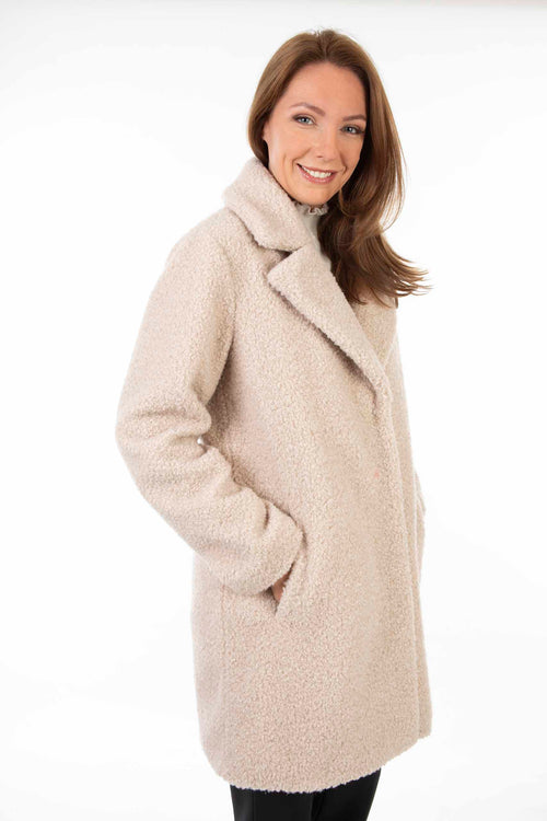 Petite M. Kunstfell Teddymantel Mit Glitzer