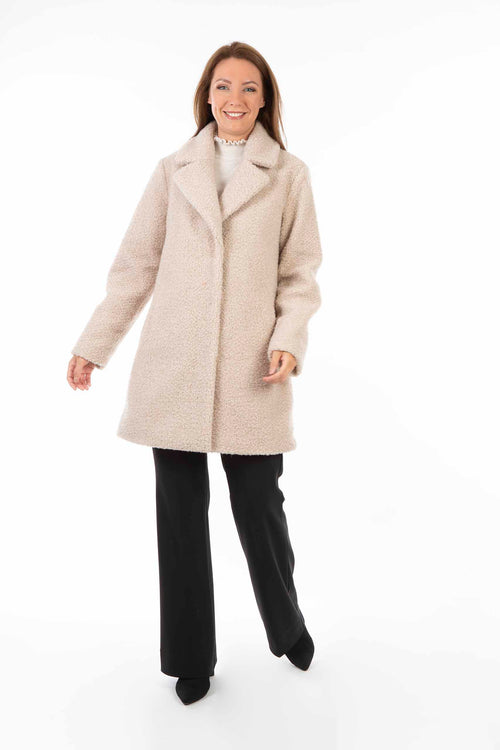 Petite M. Kunstfell Teddymantel Mit Glitzer