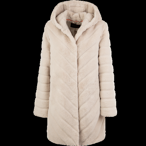 Petite M. Leichte Kunstpelz Jacke Mit Kapuze