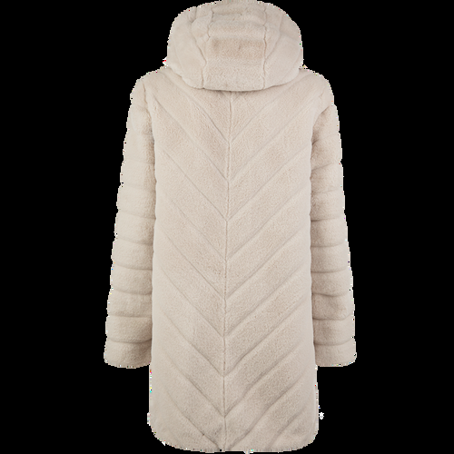 Petite M. Leichte Kunstpelz Jacke Mit Kapuze