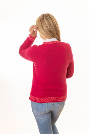 Pezzo D'oro Damentrachtenstrickjacke Pink, Reine Merinowolle,nachhaltig Aus Bayern