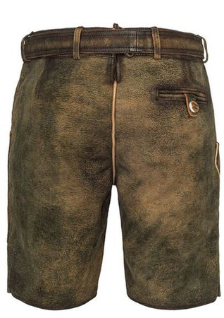 Pezzo D'oro Herren Lederhose Von Hammerschmid, Braun Antik,softes Ziegenleder
