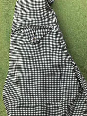 Pezzo D'oro Herrentrachtenjanker Leinenjanker In Der Farbe Grün Mit Graublau Abgesetzt