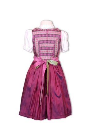 Pezzo D'oro Jugenddirndl Festtagsdirndl, Wiesndirndl, Kirchweihdirndl Beere/dunkles Pink