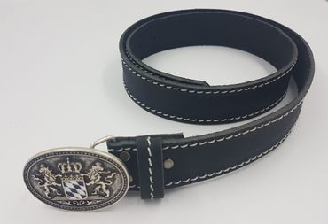 Pezzo D'oro Koppelgürtel Bayern Bayerisches Wappen, Löwe, 4 Cm