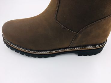Pezzo D'oro Lederstiefel Für Die Jagd, Winterstiefel, Reiterstiefel,warm Gefüttert,Leder,braun,Damen Und Herren