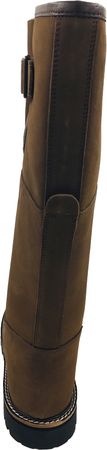 Pezzo D'oro Lederstiefel Für Die Jagd, Winterstiefel, Reiterstiefel,warm Gefüttert,Leder,braun,Damen Und Herren