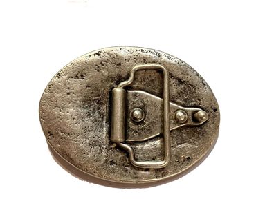 Pezzo D'oro Koppelschließe "Silberhirsch"