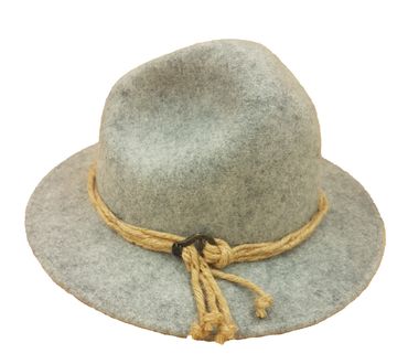 Pezzo D'oro Trachtenhut Grau-meliert Mit Gletscherbrille