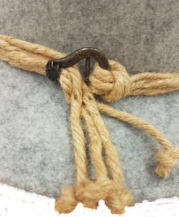 Pezzo D'oro Trachtenhut Grau-meliert Mit Gletscherbrille