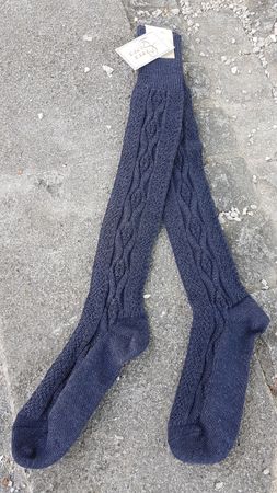 Pezzo D'oro Trachtenkniestrumpf Kniestrumpf zur Lederhose,Wanderkniestrumpf Wollmischung