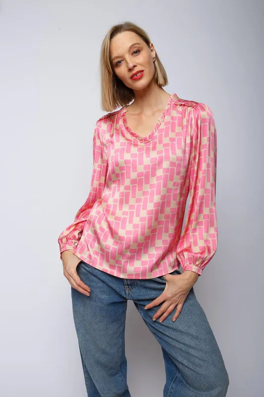 Risy & Jerfs Damenbluse tonno panna