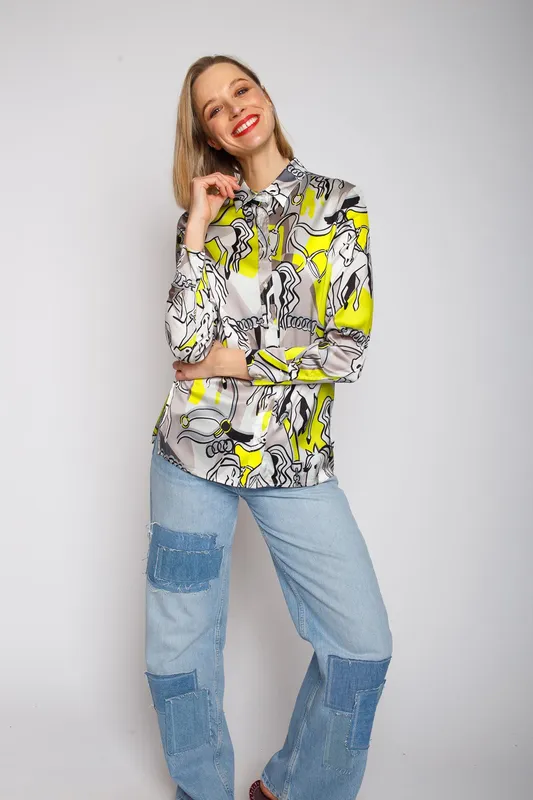 Risy & Jerfs Damenbluse tonno panna