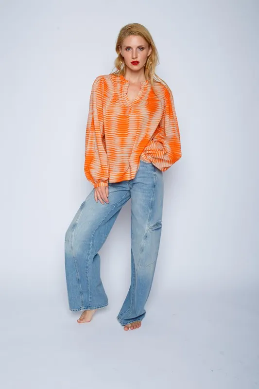 Risy & Jerfs Damenbluse Tonno Panna