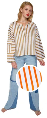 Risy & Jerfs Damenbluse Tonno Panna