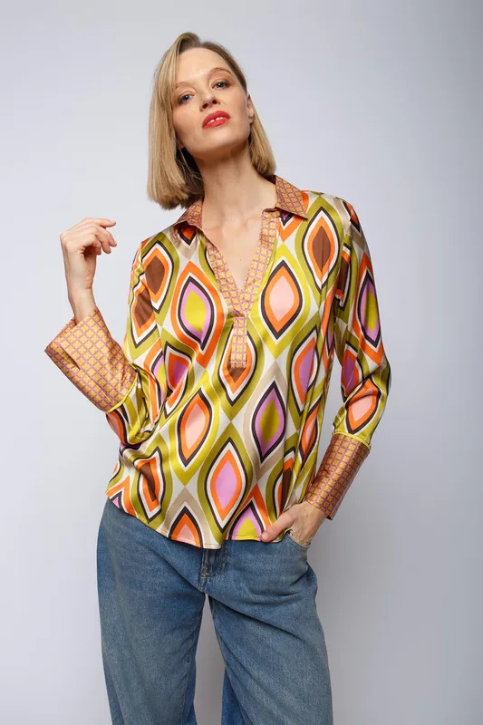 Risy & Jerfs Damenbluse tonno panna