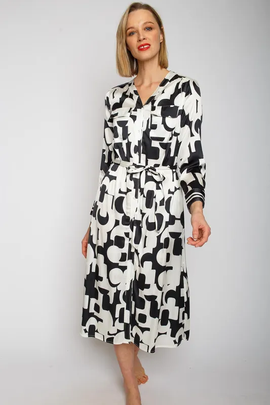 Risy & Jerfs Damenkleid tonno panna