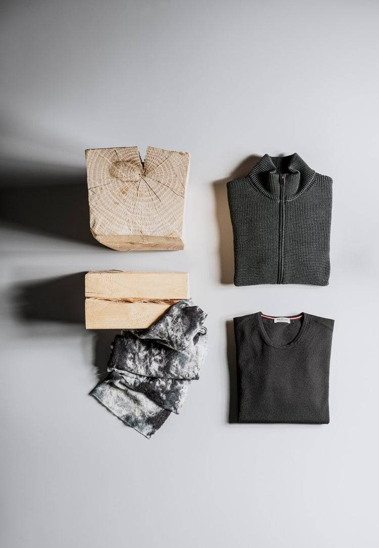 Phil Petter Doppelperlfang-Zippjacke Aus Merinowolle