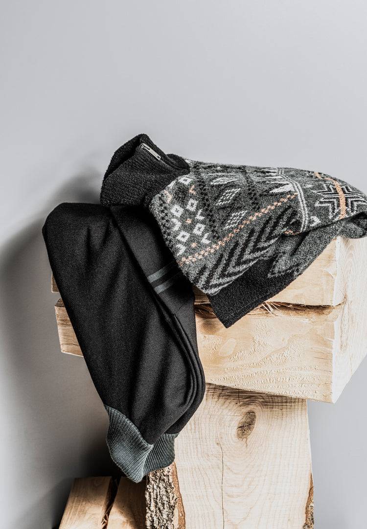 Phil Petter Rundhals-Pullover Aus Merinowolle, P73 Logo