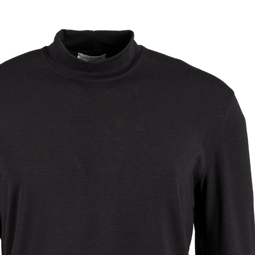 Phil Petter Stehkragen-Pullover Aus Premium Jersey, Langarm