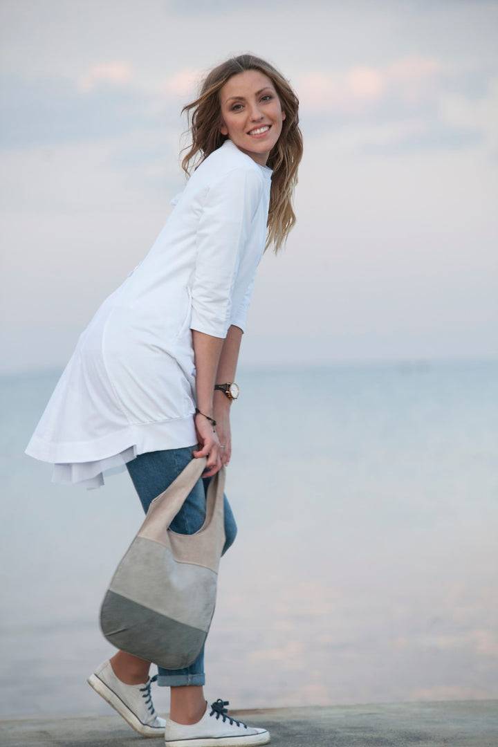 Philini Graue Beuteltasche - Semfira