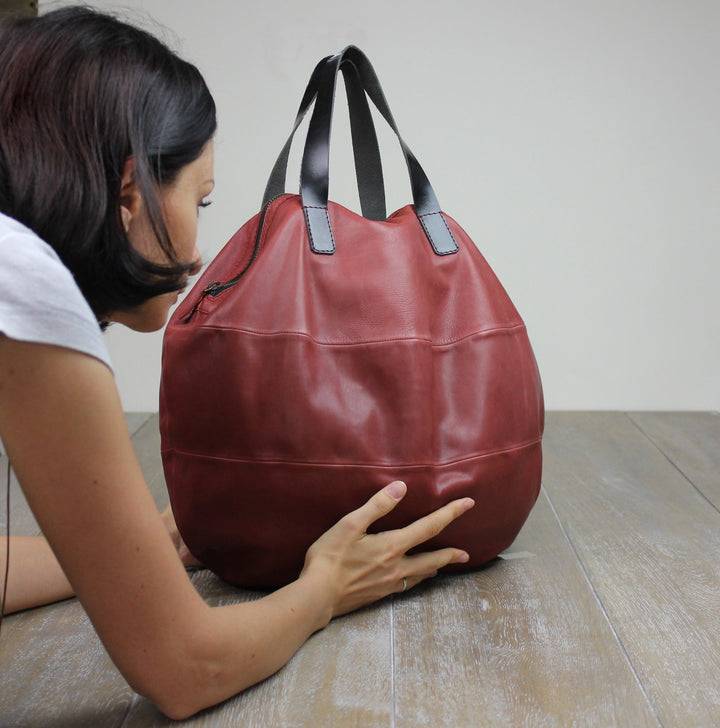 Philini Handtasche Aus Anilinleder - Nataly