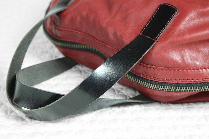 Philini Handtasche Aus Anilinleder - Nataly