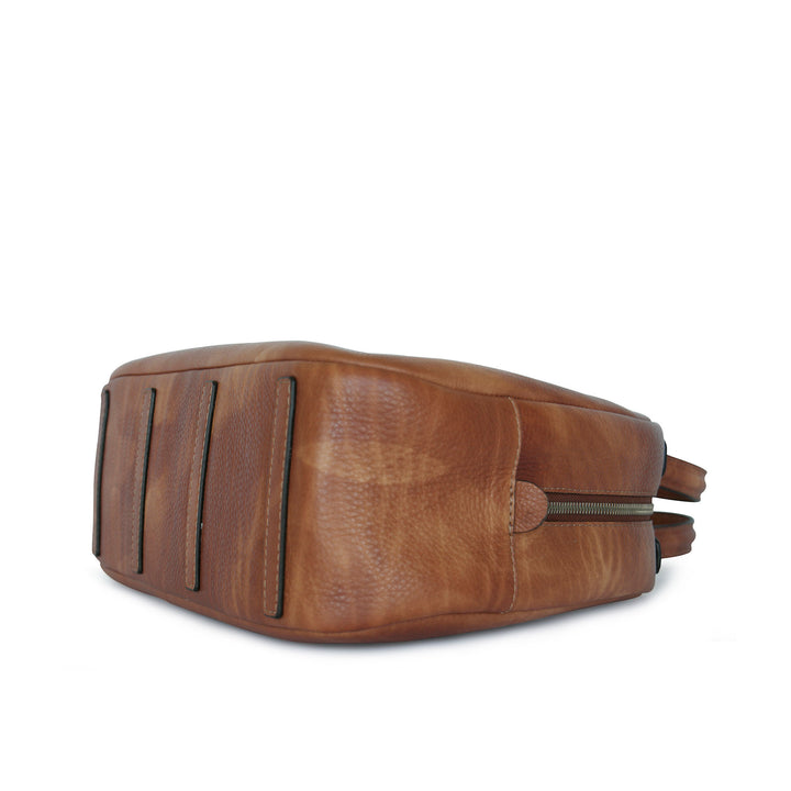 Philini Handtasche Vintagestyle In Cognac Domi