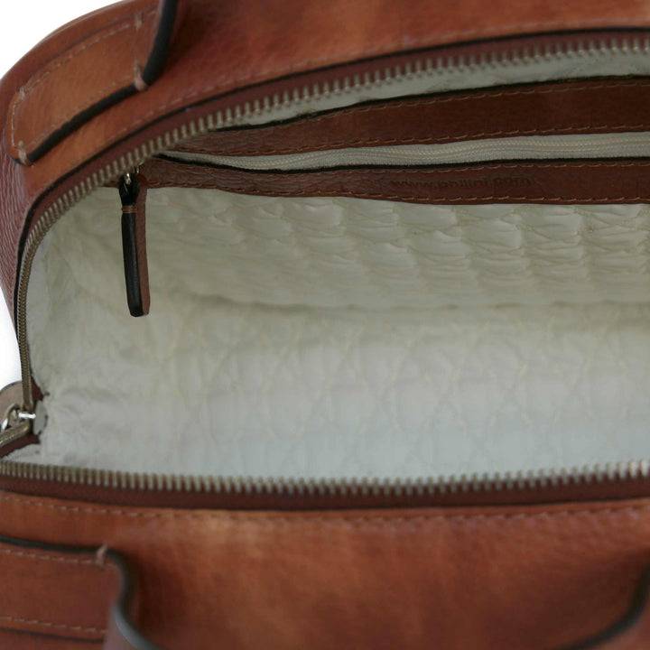 Philini Handtasche Vintagestyle In Cognac Domi