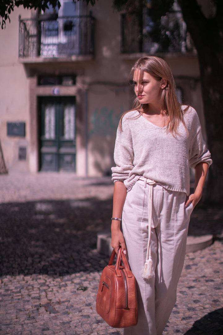 Philini Handtasche Vintagestyle In Cognac Domi