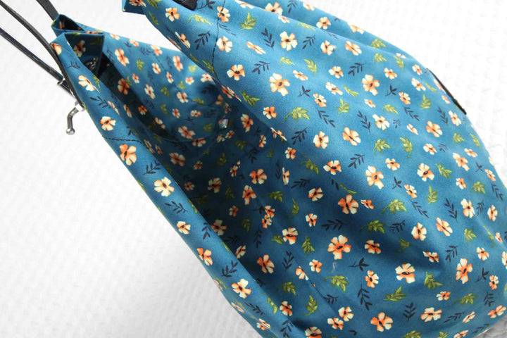 Philini Mini Flowers Shopper Blau