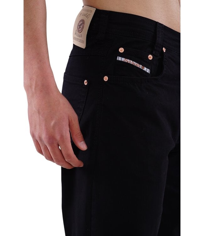 Picaldi Zicco 472 Gabardine Glow BLACK | Loose & Relaxed Fit