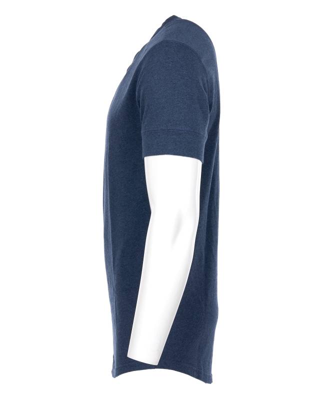 Pike Brothers 1927 Henley Shirt Short Sleeve Indigo Melange