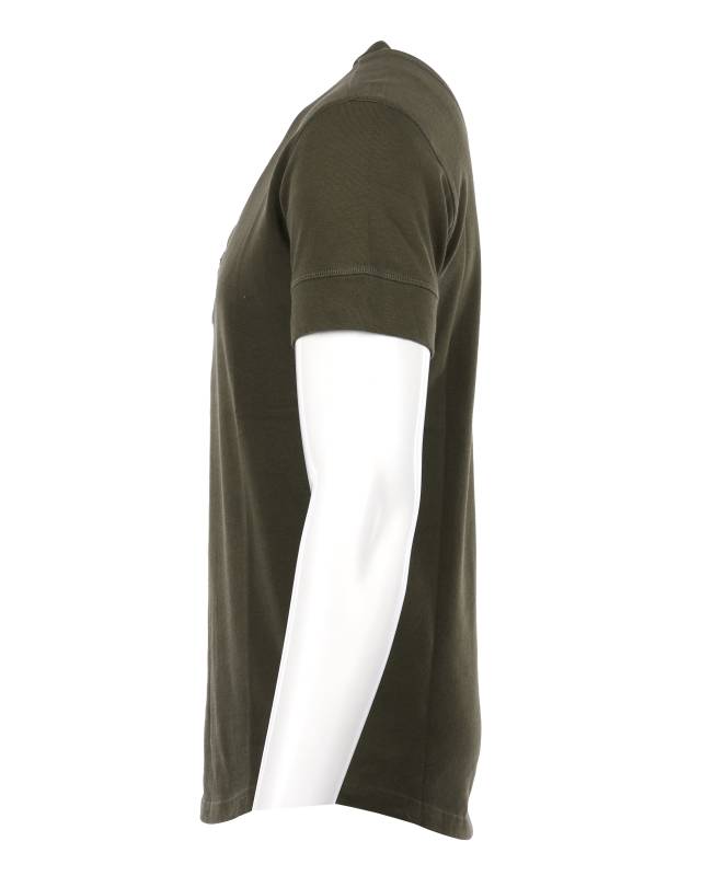 Pike Brothers 1927 Henley Shirt Short Sleeve Mojave Green