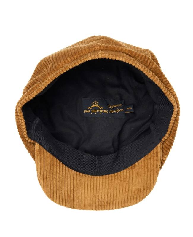 Pike Brothers 1928 Newsboy Cap Goliath Cord Mustard