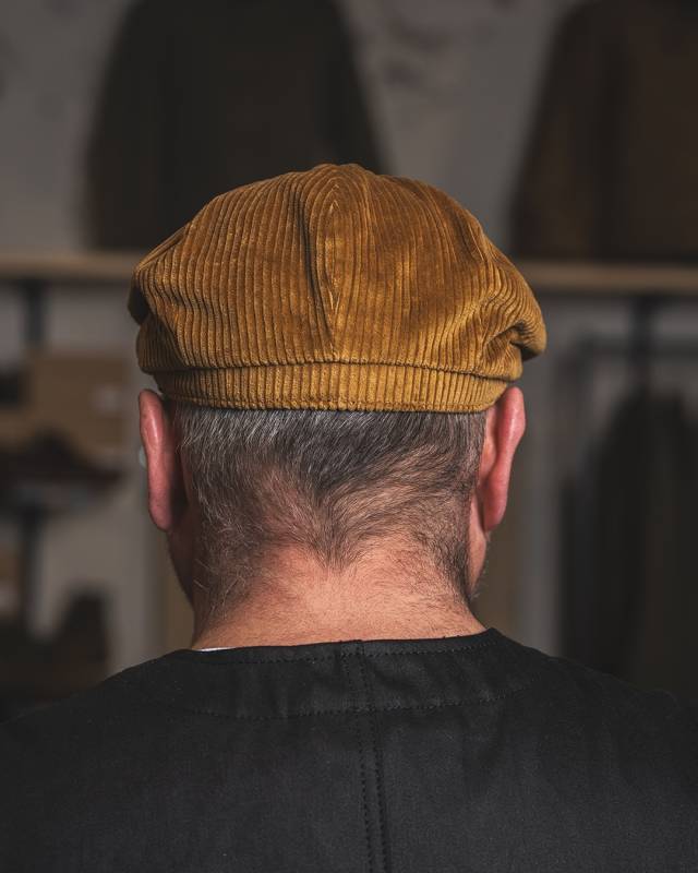 Pike Brothers 1928 Newsboy Cap Goliath Cord Mustard