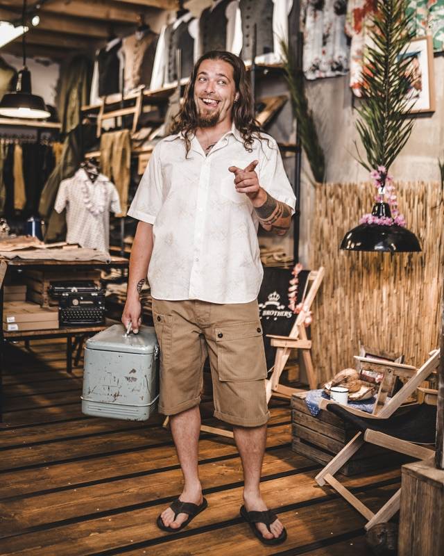 Pike Brothers 1937 Roamer Shirt Short Sleeve Sportswear White