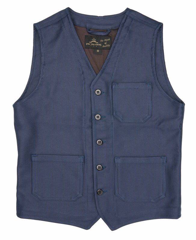 Pike Brothers 1937 Roamer Vest Deutschleder Hamburg blue