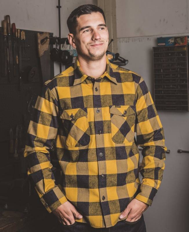 Pike Brothers 1943 CPO Shirt Buffalo Yellow Flannel