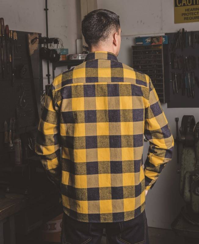 Pike Brothers 1943 CPO Shirt Buffalo Yellow Flannel