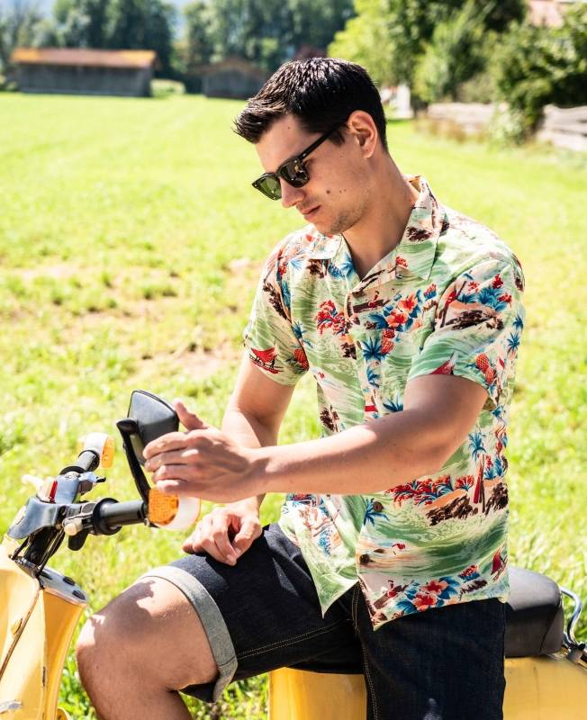 Pike Brothers 1947 Albert Shirt Short Sleeve Palima Green