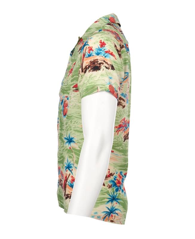 Pike Brothers 1947 Albert Shirt Short Sleeve Palima green