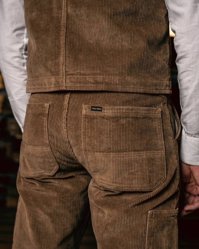 Pike Brothers 1967 Utility Trousers Light Brass Cord