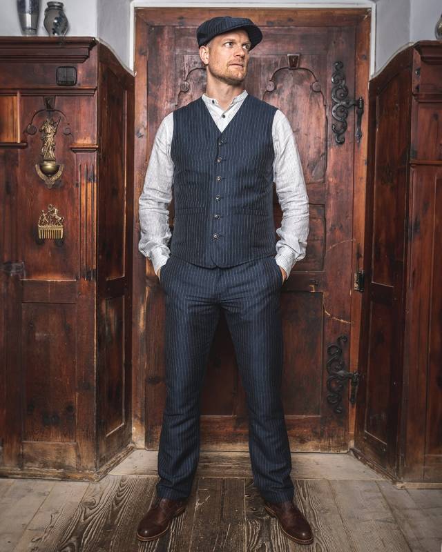 Pike Brothers 1905 Hauler Vest Chicago Blue