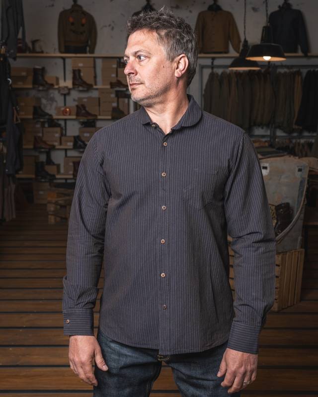 Pike Brothers 1908 Miner Shirt Hosai Blue